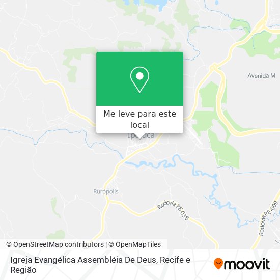 Igreja Evangélica Assembléia De Deus mapa