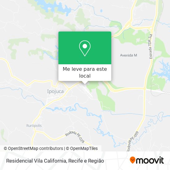 Residencial Vila California mapa