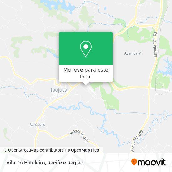 Vila Do Estaleiro mapa