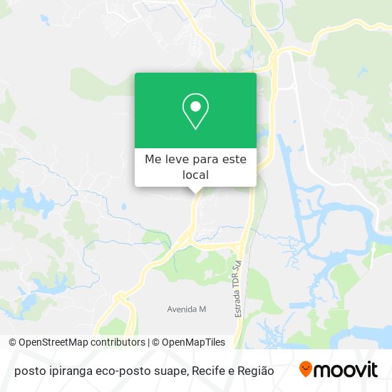 posto ipiranga eco-posto suape mapa