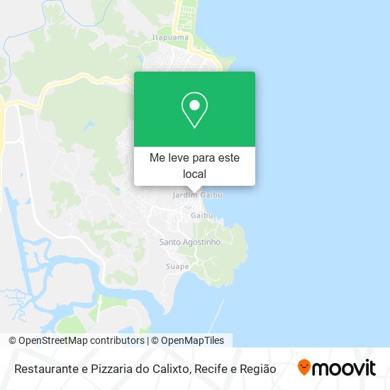 Restaurante e Pizzaria do Calixto mapa