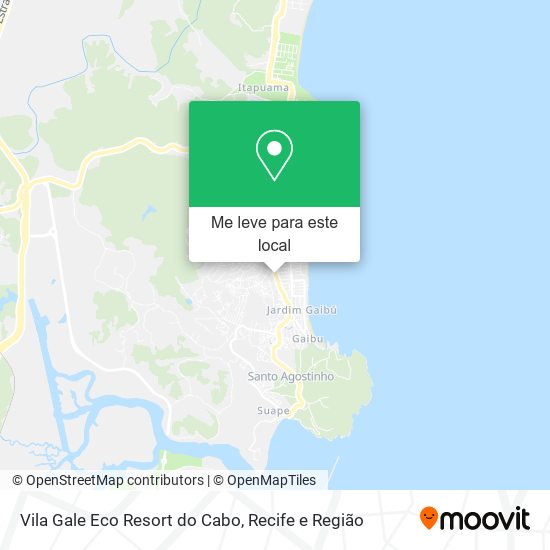 Vila Gale Eco Resort do Cabo mapa