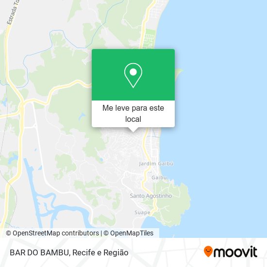 BAR DO BAMBU mapa