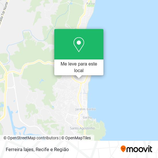 Ferreira lajes mapa