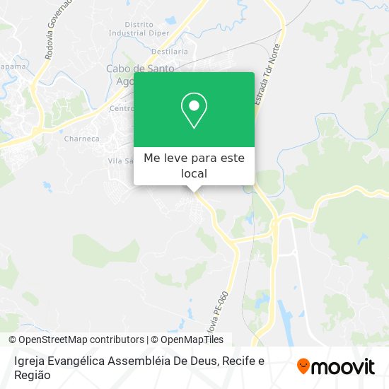 Igreja Evangélica Assembléia De Deus mapa