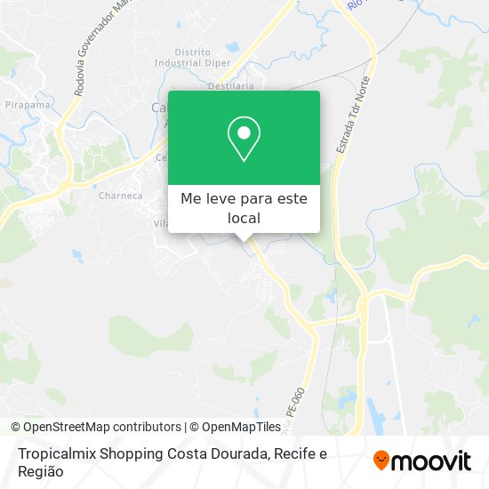 Tropicalmix Shopping Costa Dourada mapa