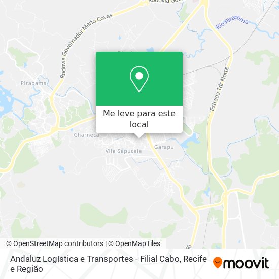 Andaluz Logística e Transportes - Filial Cabo mapa