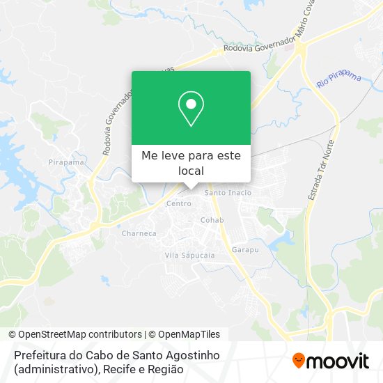 Prefeitura do Cabo de Santo Agostinho (administrativo) mapa