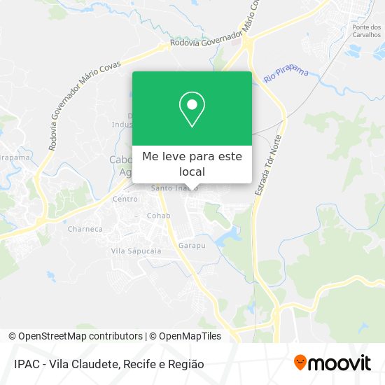 IPAC - Vila Claudete mapa