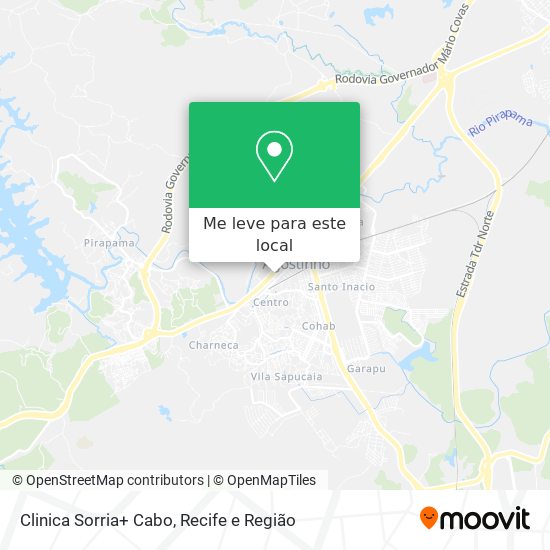 Clinica Sorria+ Cabo mapa