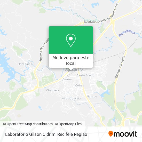 Laboratorio Gilson Cidrim mapa