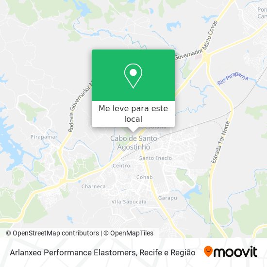 Arlanxeo Performance Elastomers mapa