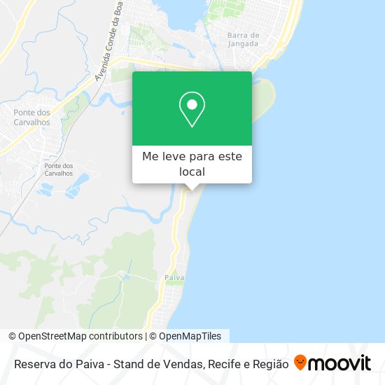 Reserva do Paiva - Stand de Vendas mapa