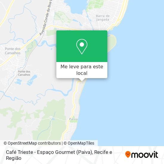 Café Trieste - Espaço Gourmet (Paiva) mapa