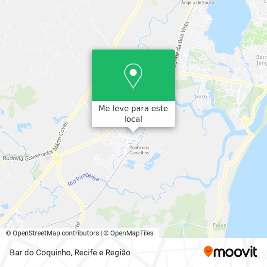 Bar do Coquinho mapa