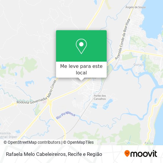 Rafaela Melo Cabeleireiros mapa