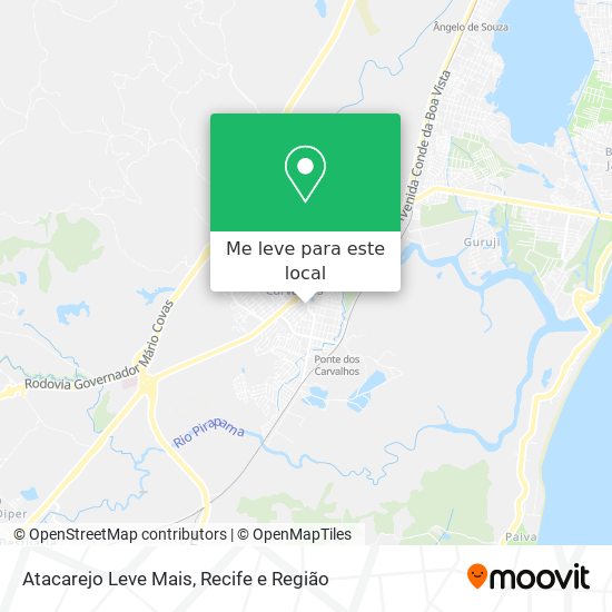 Atacarejo Leve Mais mapa