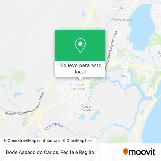 Bode Assado do Carlos mapa