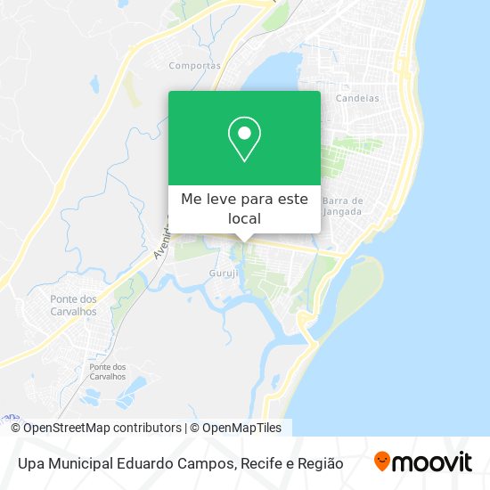 Upa Municipal Eduardo Campos mapa