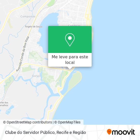 Clube do Servidor Público mapa
