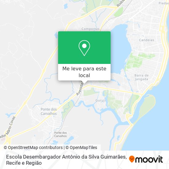 Escola Desembargador Antônio da Silva Guimarães mapa