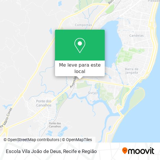 Escola Vila João de Deus mapa
