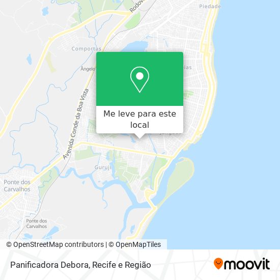 Panificadora Debora mapa