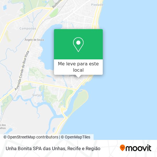 Unha Bonita SPA das Unhas mapa
