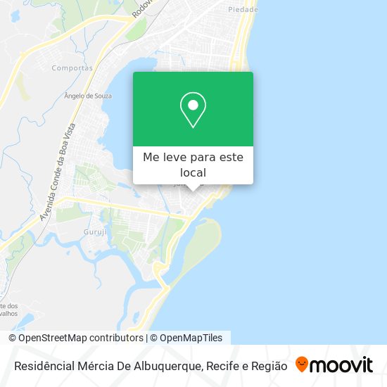 Residêncial Mércia De Albuquerque mapa