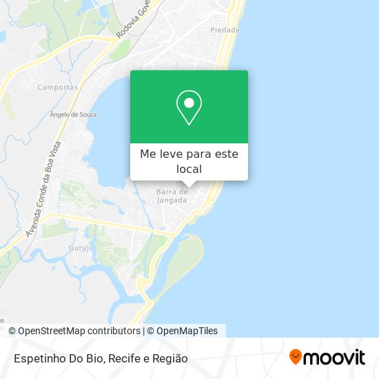 Espetinho Do Bio mapa