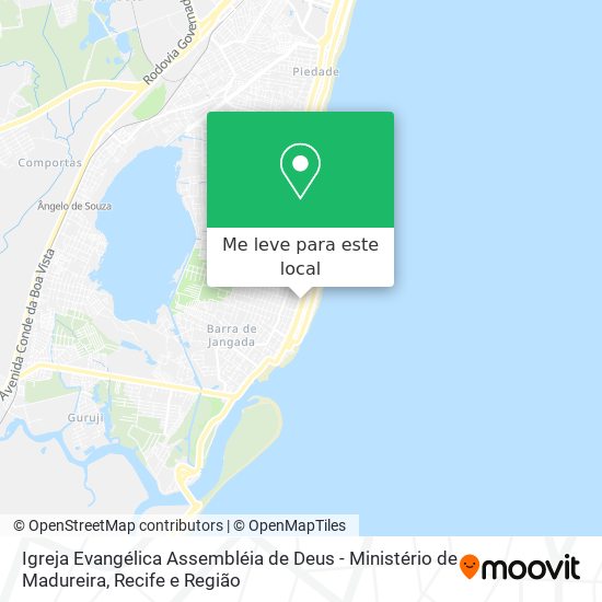 Igreja Evangélica Assembléia de Deus - Ministério de Madureira mapa