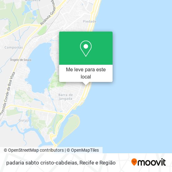 padaria sabto cristo-cabdeias mapa