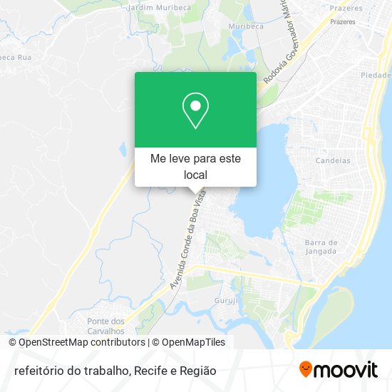 refeitório do trabalho mapa