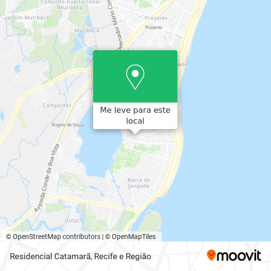 Residencial Catamarã mapa