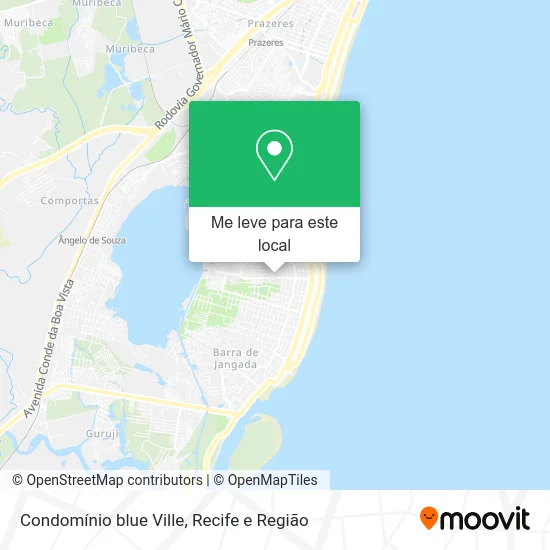 Condomínio blue Ville mapa