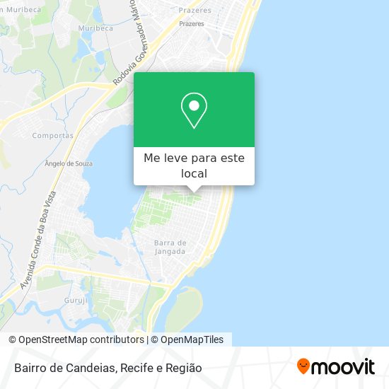 Bairro de Candeias mapa