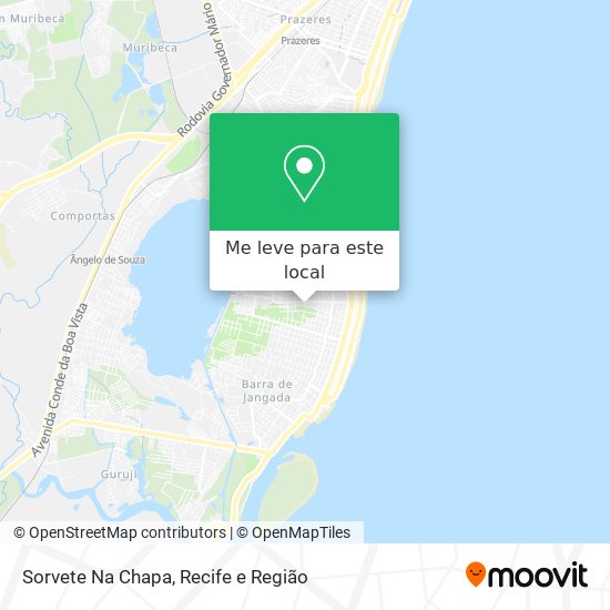 Sorvete Na Chapa mapa