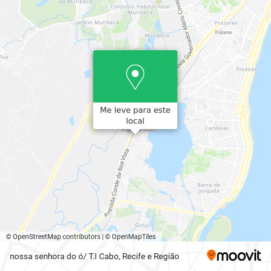 nossa senhora do ó/ T.I Cabo mapa