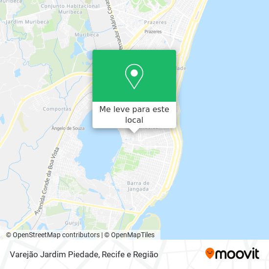 Varejão Jardim Piedade mapa