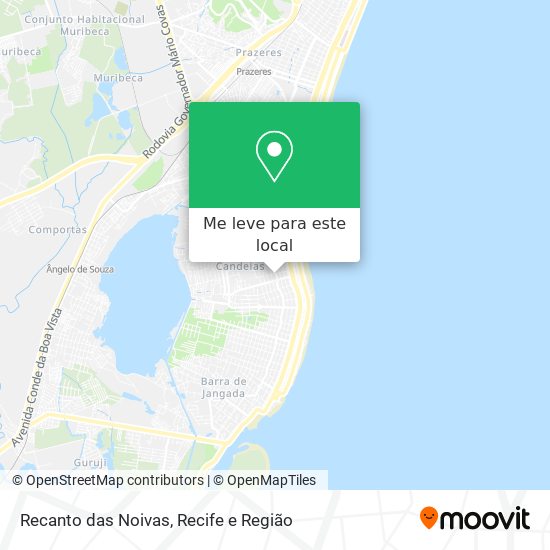 Recanto das Noivas mapa