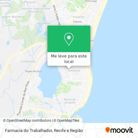 Farmacia do Trabalhador mapa