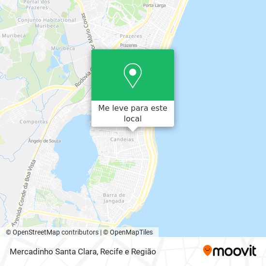 Mercadinho Santa Clara mapa