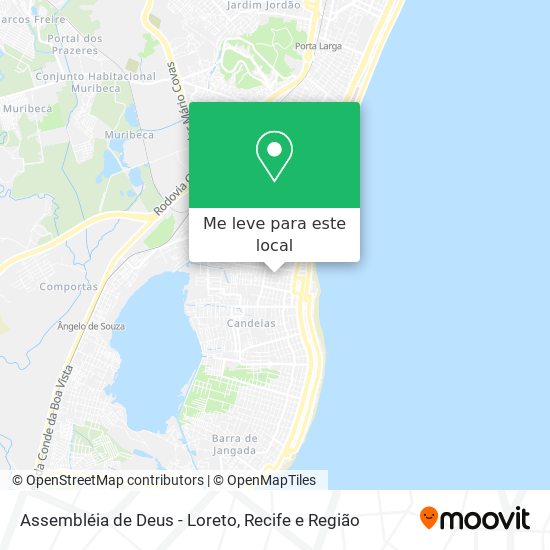 Assembléia de Deus - Loreto mapa