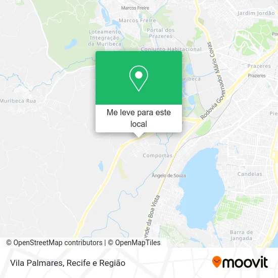 Vila Palmares mapa