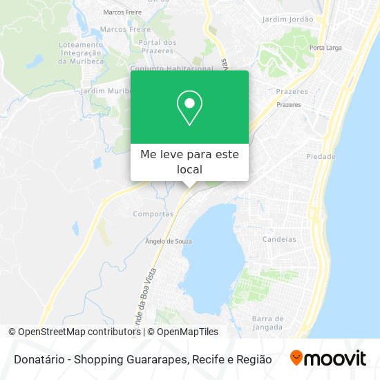 Donatário - Shopping Guararapes mapa