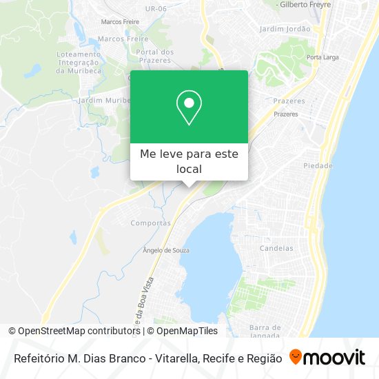 Refeitório M. Dias Branco -	Vitarella mapa