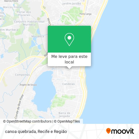 canoa quebrada mapa
