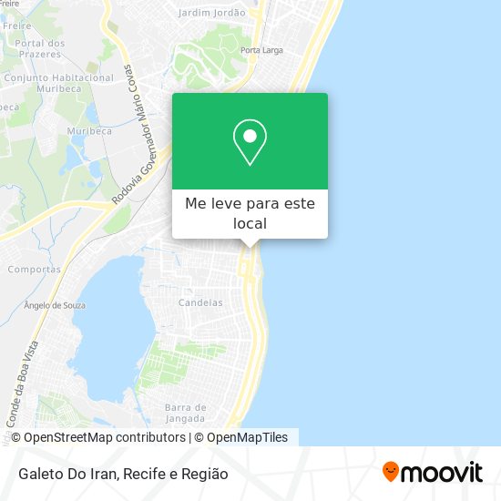 Galeto Do Iran mapa