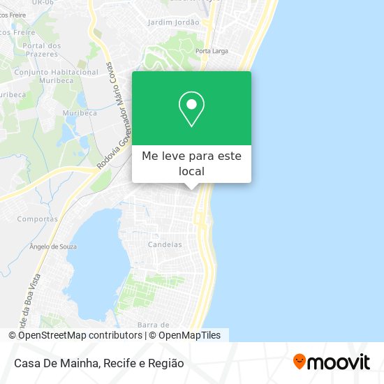 Casa De Mainha mapa
