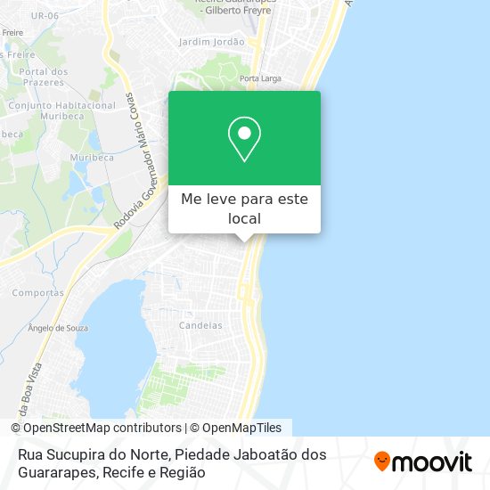 Rua Sucupira do Norte, Piedade Jaboatão dos Guararapes mapa